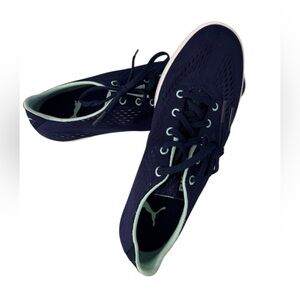 PUMA Shoes Spikeless Golf Sneakers Navy Mint Trainers US 8 EU 38.5